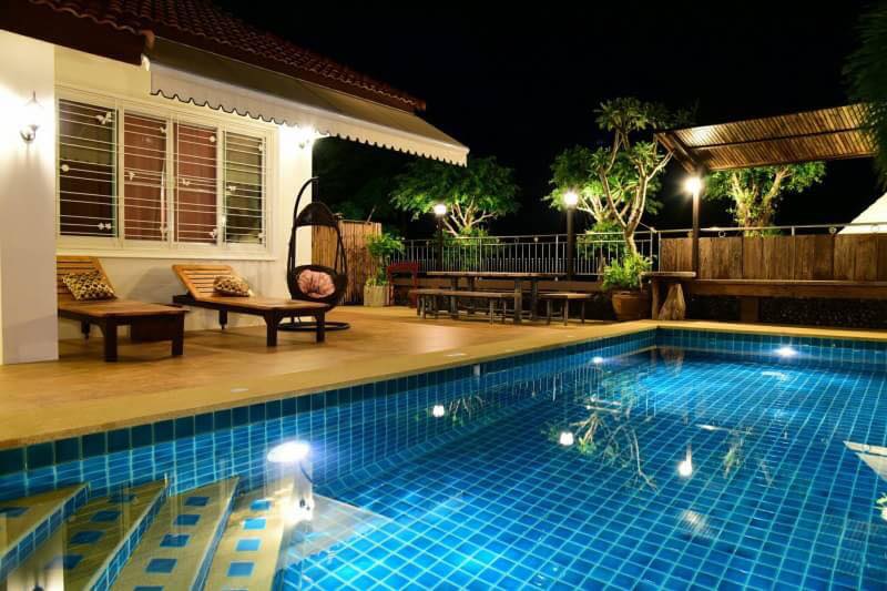 HR2018 บ้านพักชะอำ บ้านวันใส คาราโอเกะ สระว่ายน้ำส่วนตัว