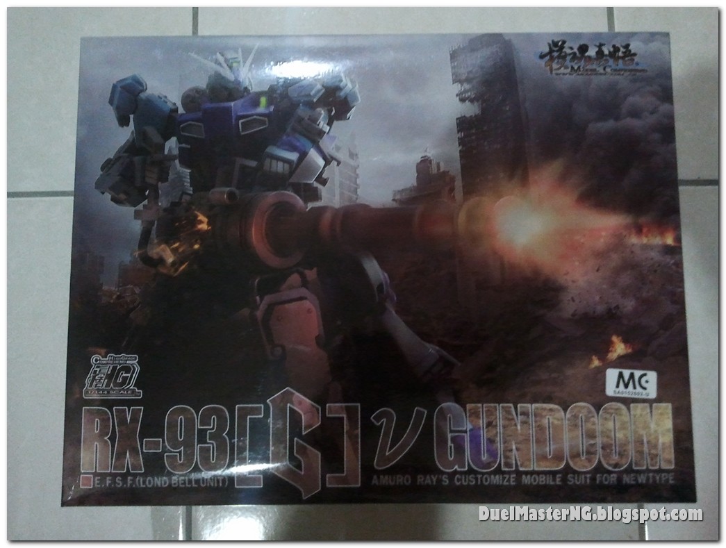 1/144 HG RX-93 [G] V Gundoom / [G] Nu Gundam[โมจีน MC Model]