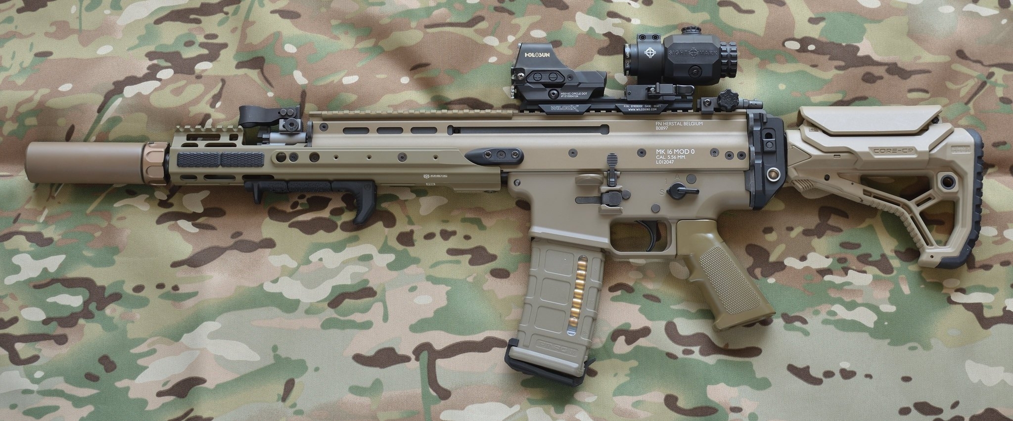 พานท้าย GL-CORE CP ( FAB Defense GL-CORE CP Buttstock ) 🔱ผลิตจากวัสดุ Nylon เกรดคุณภาพ 🔱ใช้สวมแกนพานท้าย M4 🔱รูปทรงออกแบบโดดเด่น ทันสมัย 🔱ที่รองแก้มปรับระดับได้ 3 ระดับ ( ถอดออกได้ ) 🔱มียางพานท้าย ลดแรงรีคอยด์