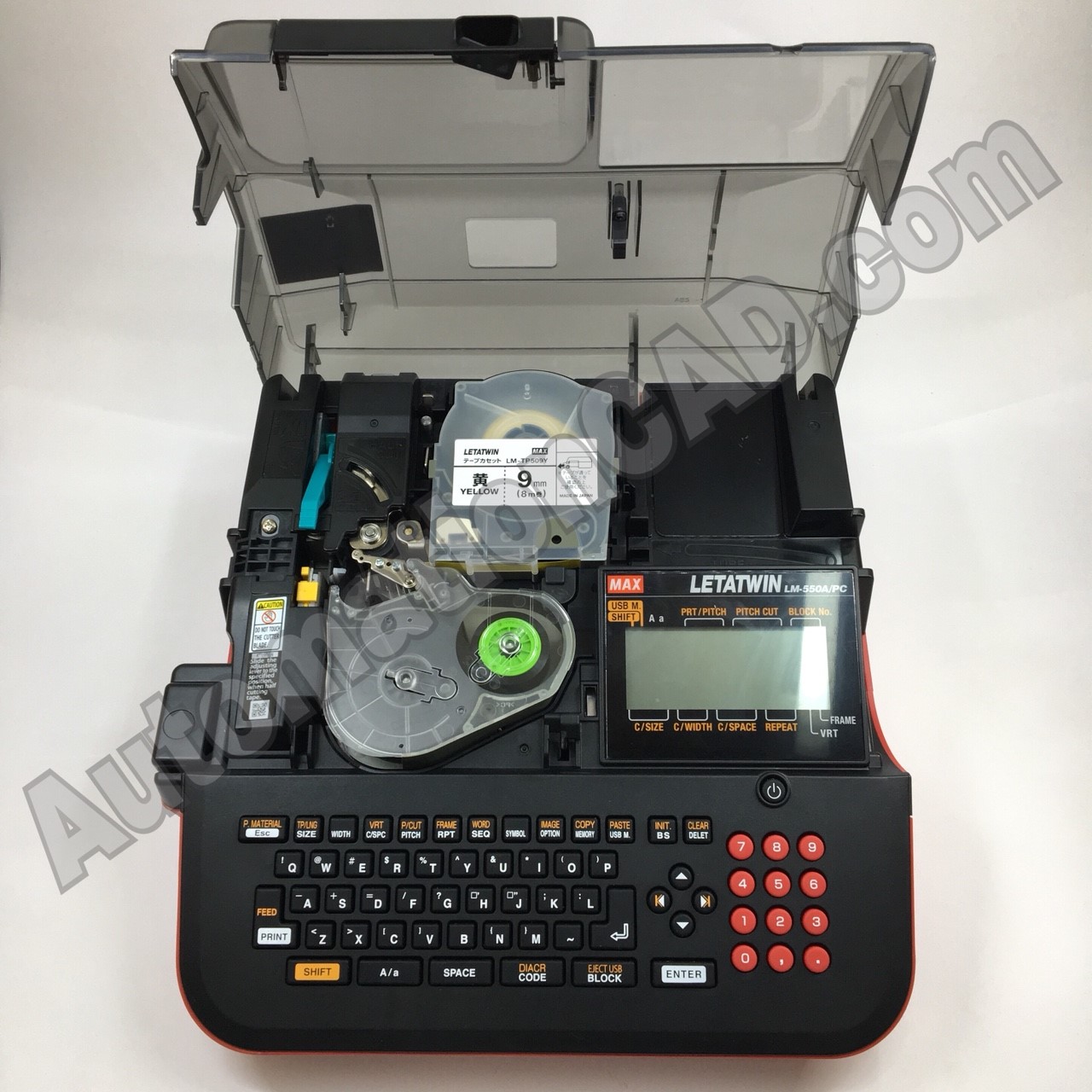 เครื่องพิมพ์ปลอกสายไฟ MAX LM-550A/PC แถมผ้าหมึก - กระเป๋าแข็ง