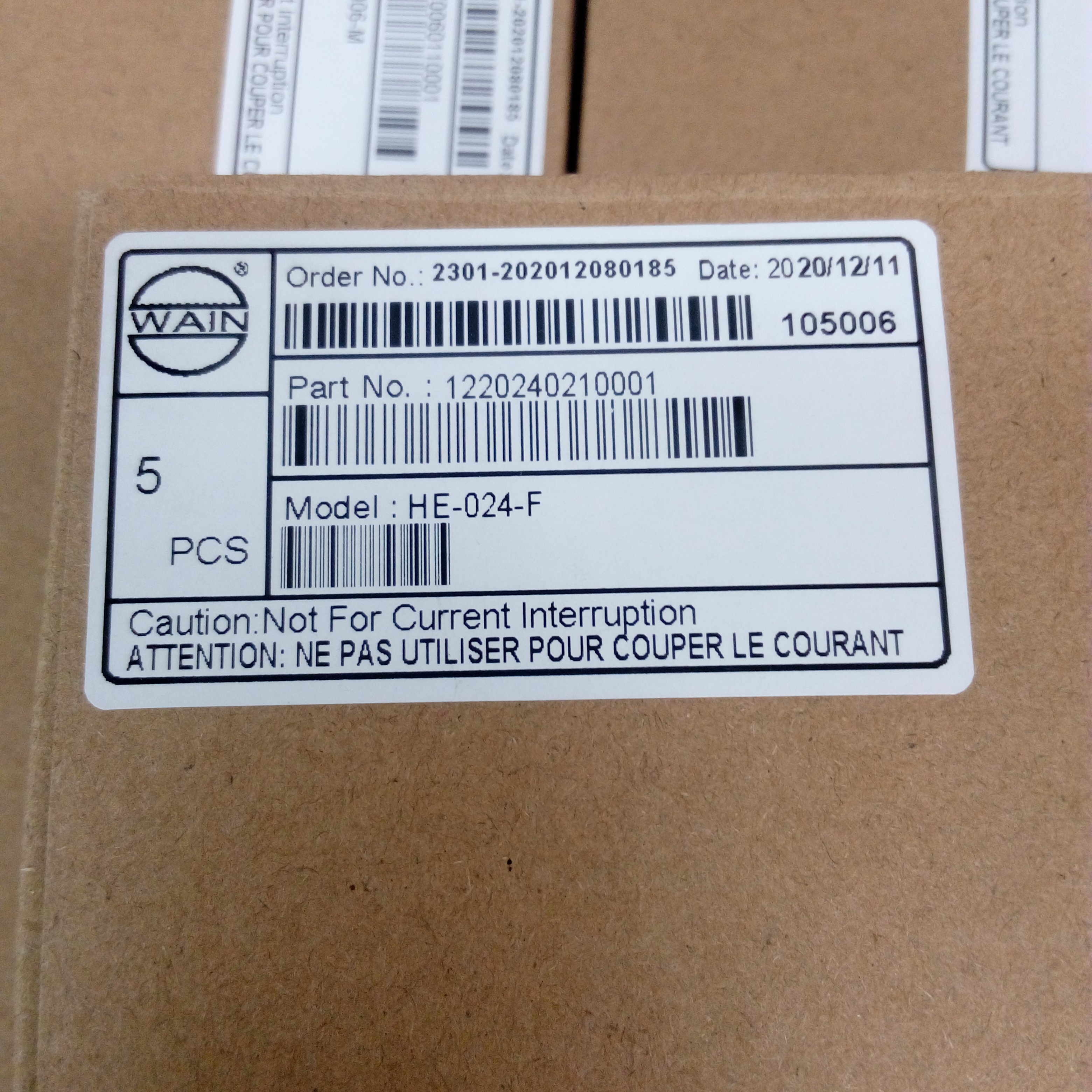 WAIN Insert Female ตัวเมีย 24P ไส้แกนใน CONNECTOR ปลั๊ก สัญญาณ อุตสาหกรรม