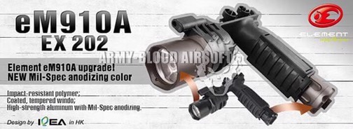 New.ELE M910A Carbine Forend Weaponlight-New Version (BK) สีดำ / สีทราย ราคาพิเศษ