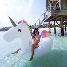 แพยางเป่าลมม้ายูนิคอร์น Unicorn Pool Float