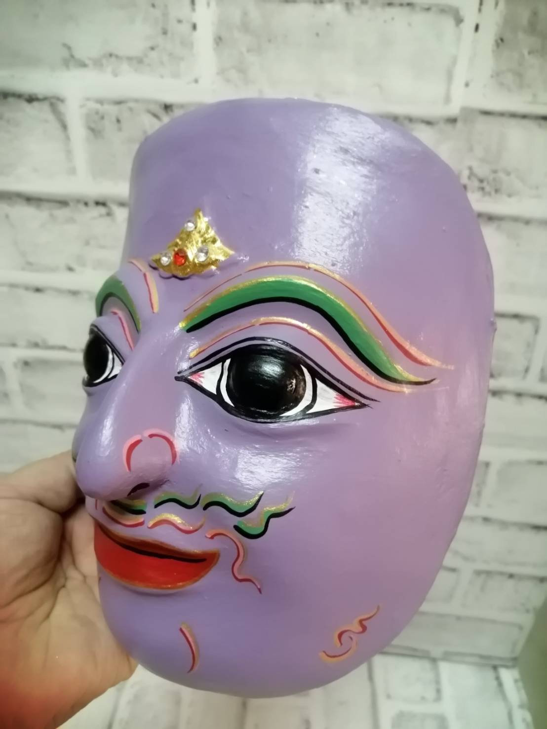 หน้ากาก พระนารายณ์ ใส่ตาแก้ว