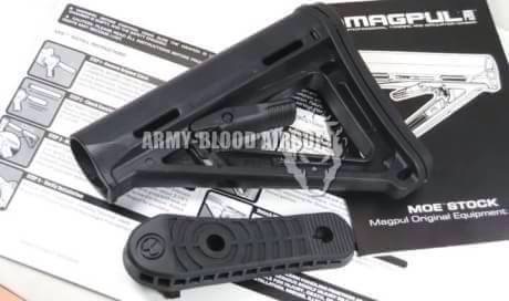 New.MAGPUL Style CTR Stock with Marking & MAGPUL Enhanced Butt-Pad 0.70" สีดำ สีทราย ราคาพิเศษ