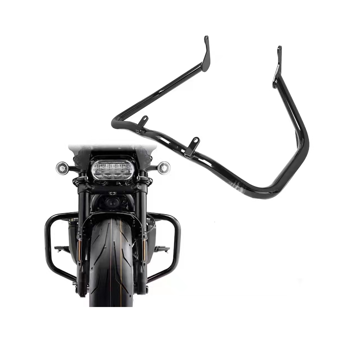 [D003]กันล้ม Sportster S สีดำ