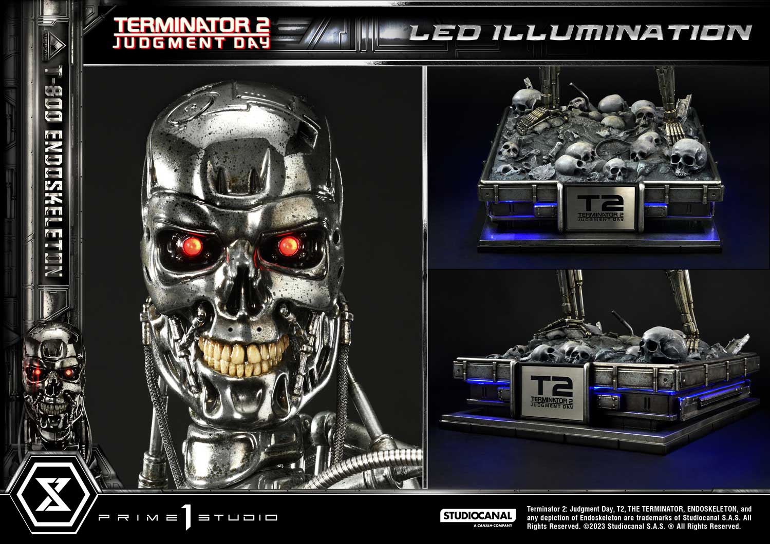 เปิดจอง : T-800 Endoskeleton: Terminator 2: Judgment Day 1/3 Scale (Deluxe Bonus)