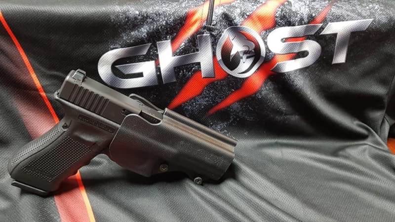 🔥New.สินค้ามาใหม่ครับ🔥 New.ซอง Ghost สำหรับ แข่ง IDPA และใช้งาน มีหลายรุ่น CZ แชร์โด1,2 ทาโฟ สต๊อก3 STI BUL 1911 Sing P320 Glock 17 19 22 23 34 สมิท M&P พร้อม ตัวล็อด เข็มขัดรุ่นใหม่แบบ เทคล็อค ราคาพิเศษ