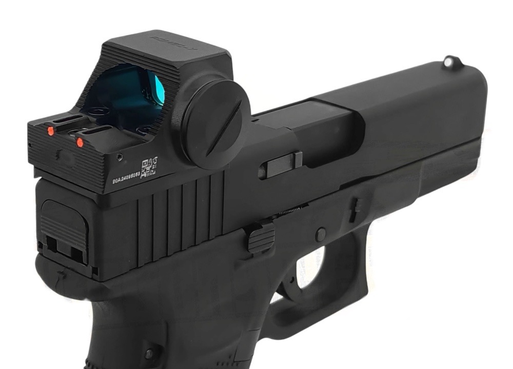 New. Red Dot Sig Sauer ROMEO-X Compact งานเกรด AAA Full Marking (Scale 1:1) ทนแรงรีคอยน์ปืน GBB ได้ สามารถติดตั้งบน P365 ได้โดยไม่ต้องมีเพลท จุดเล็ง สีแดง ปรับสว่างได้ 9 ระดับ ขนาดของจุดแดงคือ 2 MOA และแบบวงครอบจุดขนาด 32 MOA มีศูนย์เล็ง Fiber Optic ให้ใน