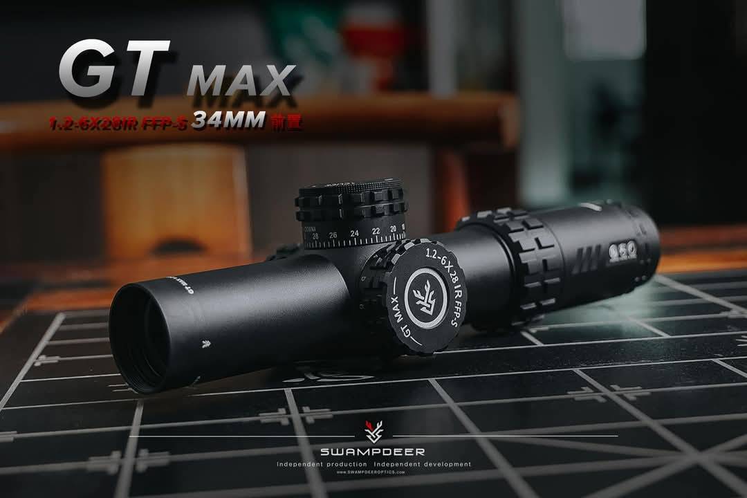 New. สโคปยิงไว GT MAX 1.2-5x28IR FFP (34DK)