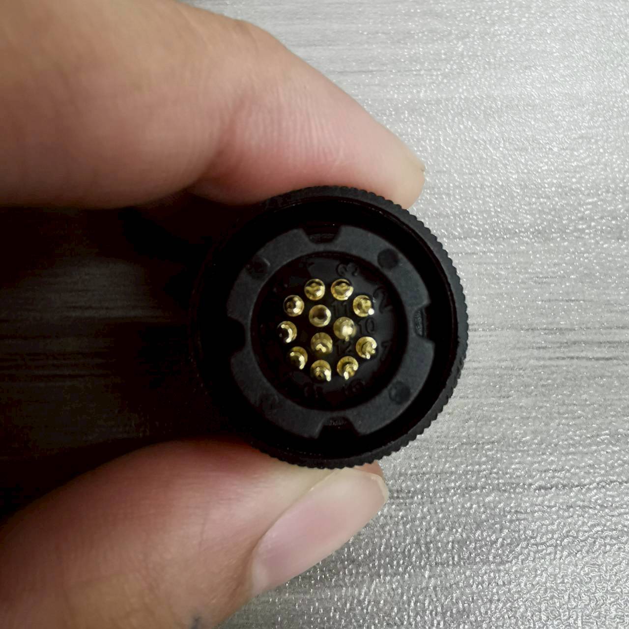 หัวคอนเนคเตอร์ M12 12Pins แบบตรง ตัวเมีย Connector