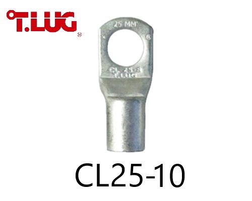 หางปลารุ่นหนาทรงยุโรป แบบท่อ CL 25-10 TLUG ใช้กับสาย 25 sq.mm (50 ชิ้น/ห่อ)