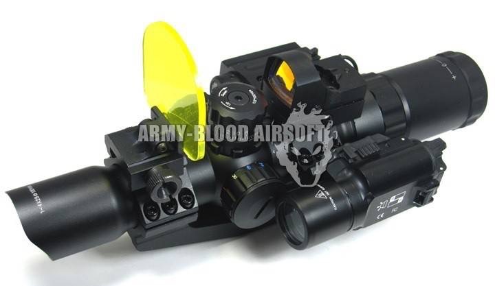 กล้องเล็งไว Scope ANS Optical 1.5-4x30 CQB