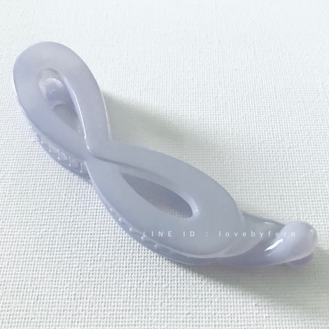 กิ๊บกล้วยเกาหลี สีเจลลี่ม่วง ทรงคลาสสิค ขนาด 10 cm สวยน่ารัก มินิมอล สำหรับผมปกติ-หนา ติดแน่น ไม่บาดผม #MadeinKorea #lovebyfern