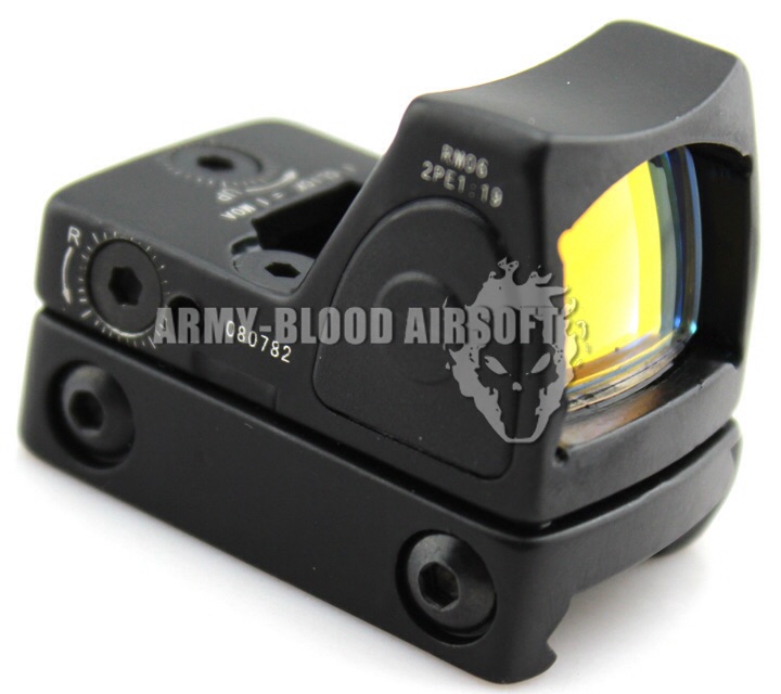 New.Trijicon RMR RM06 Style Red Dot Reflex Sight Side Button Control Adjustable Type (BK)prev next ราคาพิเศษ