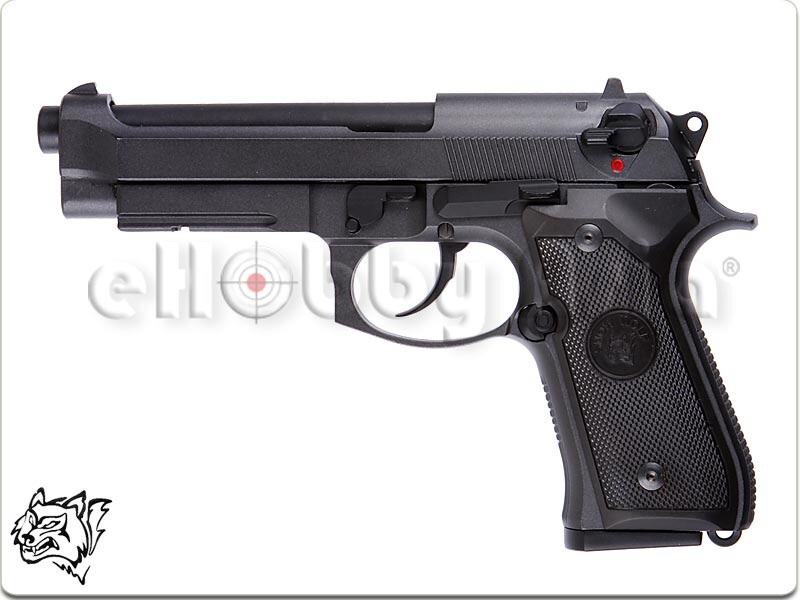 Snow Wolf M9A1 Tactical Full Metal Gas Blow Back Pistol