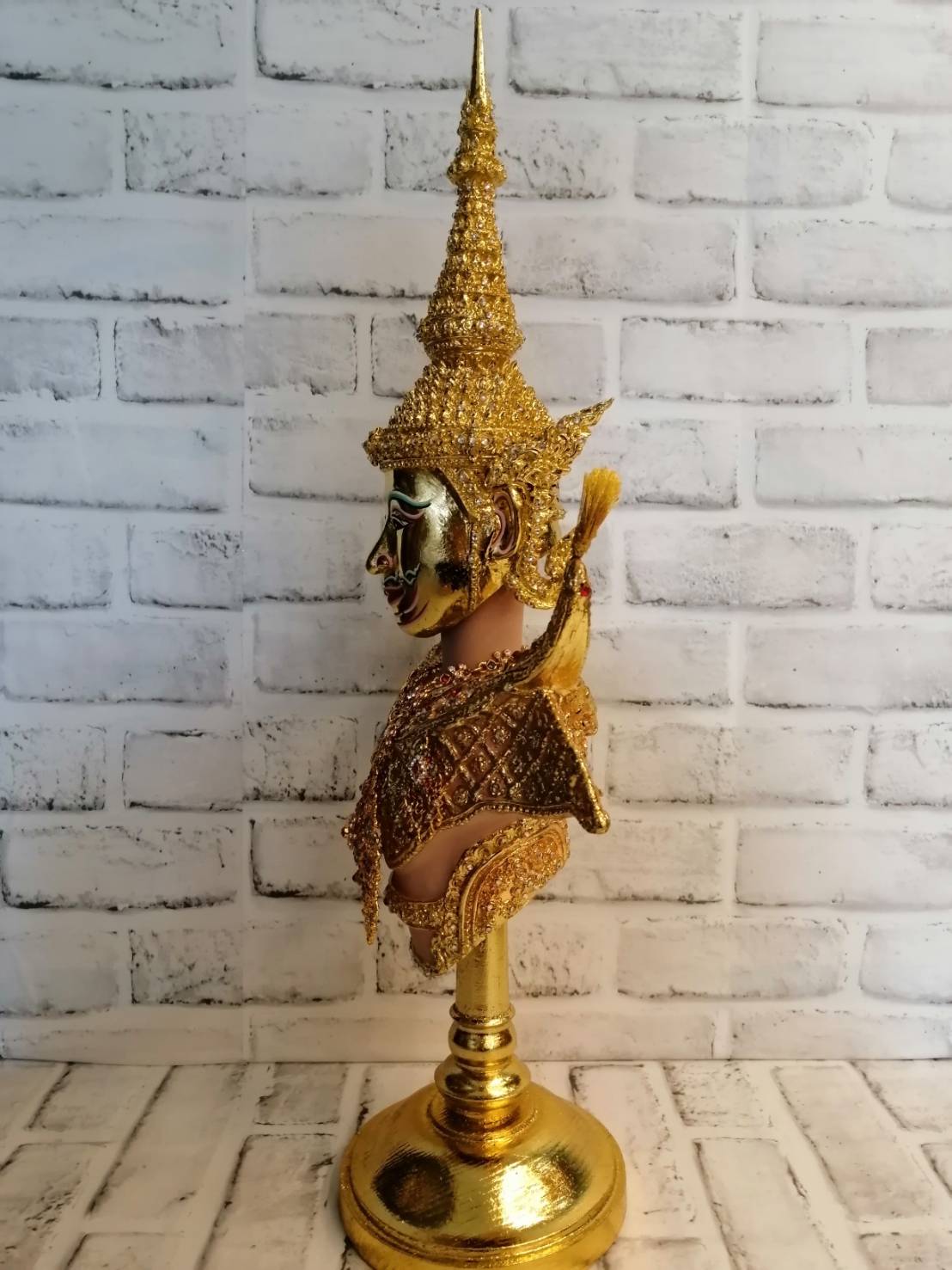 หุ่นพระลักษณ์ พร้อมฐานปิดทอง