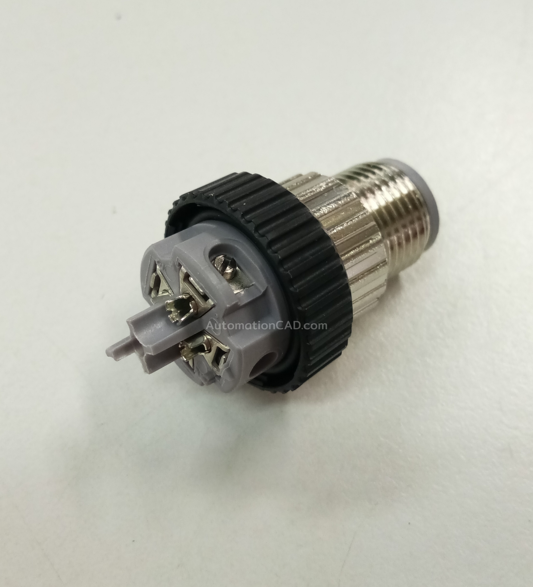 หัวคอนเนคเตอร์ M12 Connector OMRON แบบตรง ตัวผู้ 4 Pins XS2G-D4S1