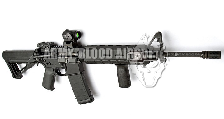 New.MAGPUL STR Carbine Stock for M4/M16 Airsoft Rifle (BK) ราคาพิเศษ