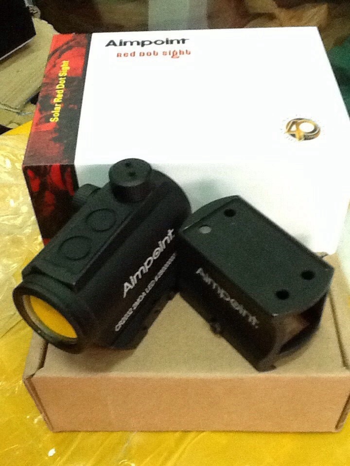 New.AIMPOINT MICRO T-1 T1 Style Red Dot Scope W/ Hight & Low Mount UP Buttonprev next ราคาพิเศษ
