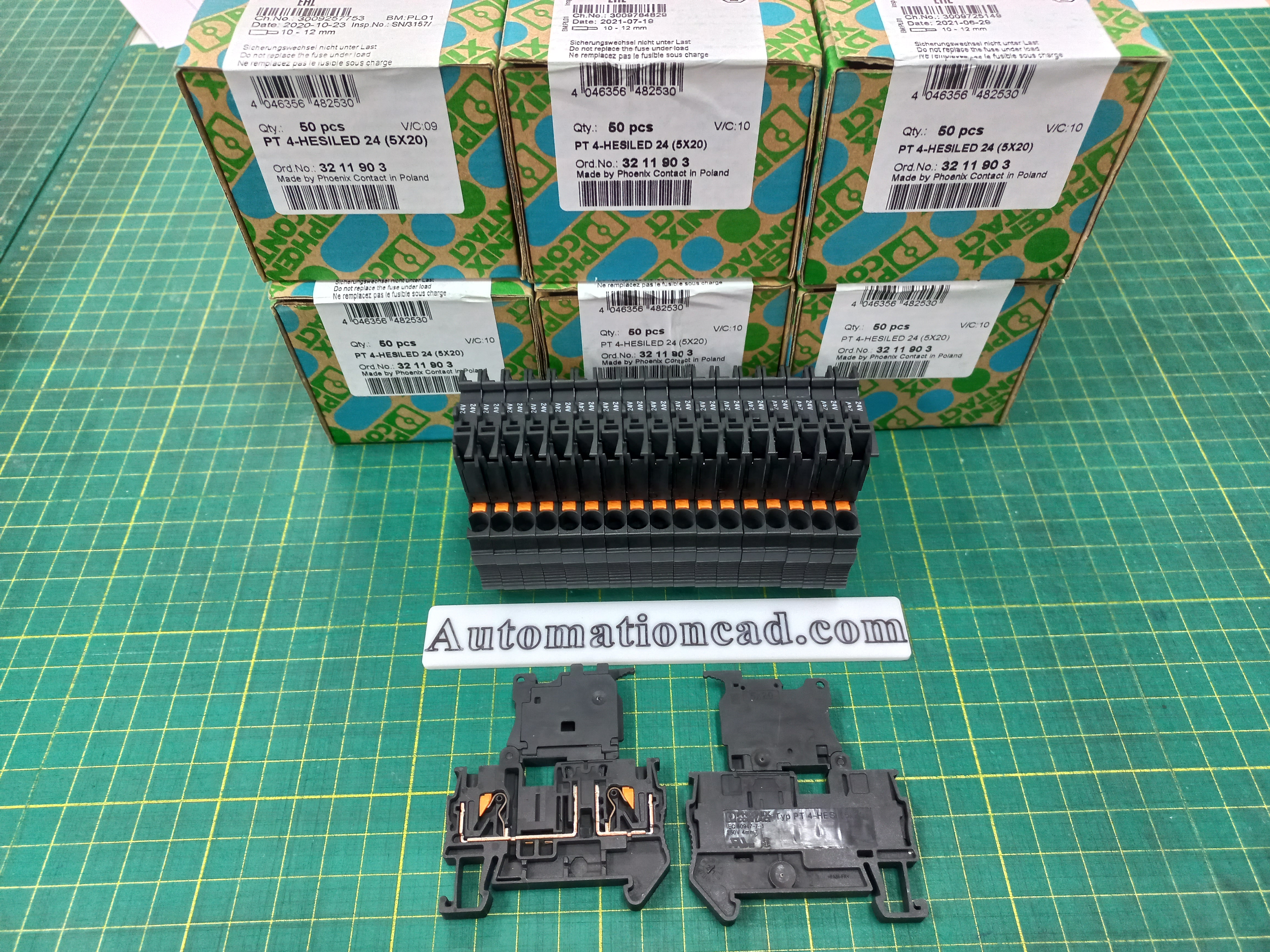 เทอร์มินอลฟิวส์ PHOENIX CONTACT 3211903 Terminal สำหรับสายไฟขนาด 0.2 mm² - 6 mm²