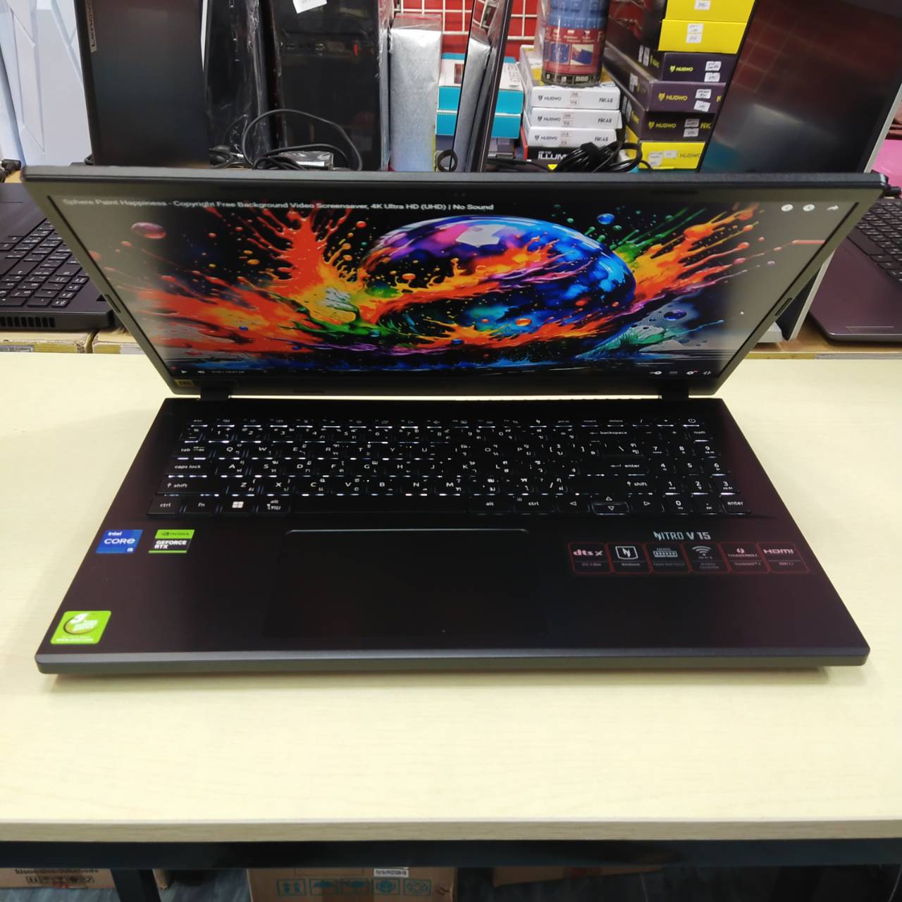 ACER NITRO V15 ANV15-51-50UV สภาพเครื่อง 100% ไร้ริ้วรอย (ประกันศูนย์ Onsite 20/11/2027)