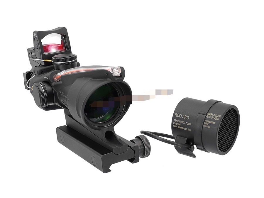 กล้อง 4x32 Trijicon ACOG TA31 ECOS + RMR (Red Fiber Optic) : Arrow Optics