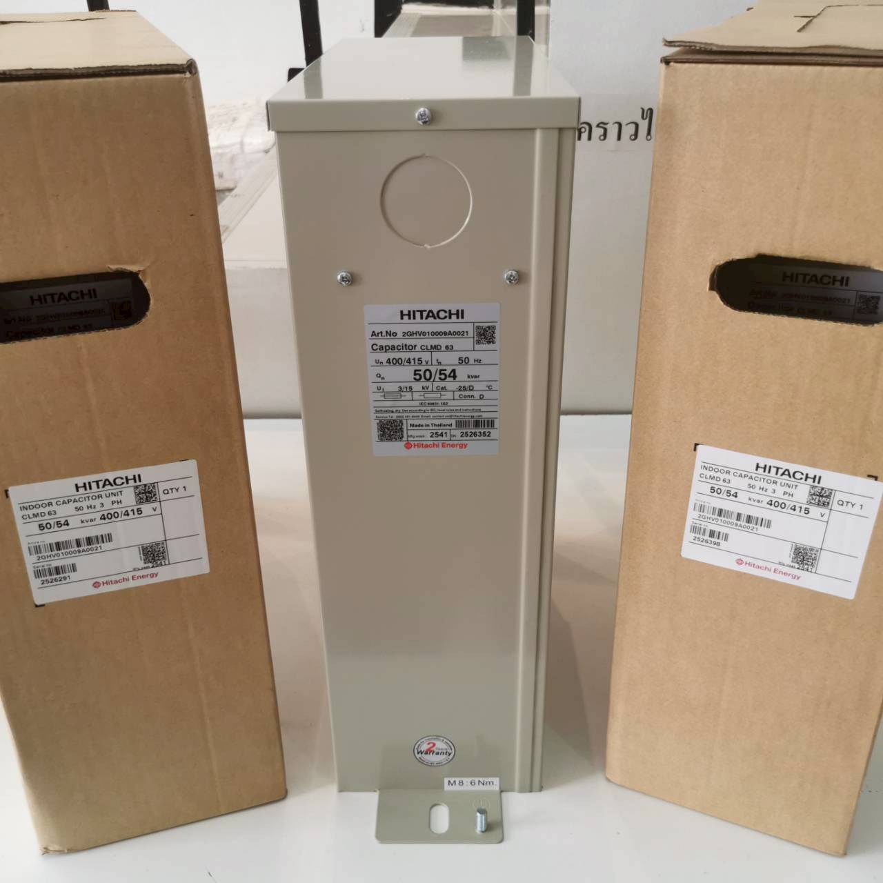 HITACHI คาปาซิเตอร์ CLMD 63 50 kVar at 400V CAPACITOR