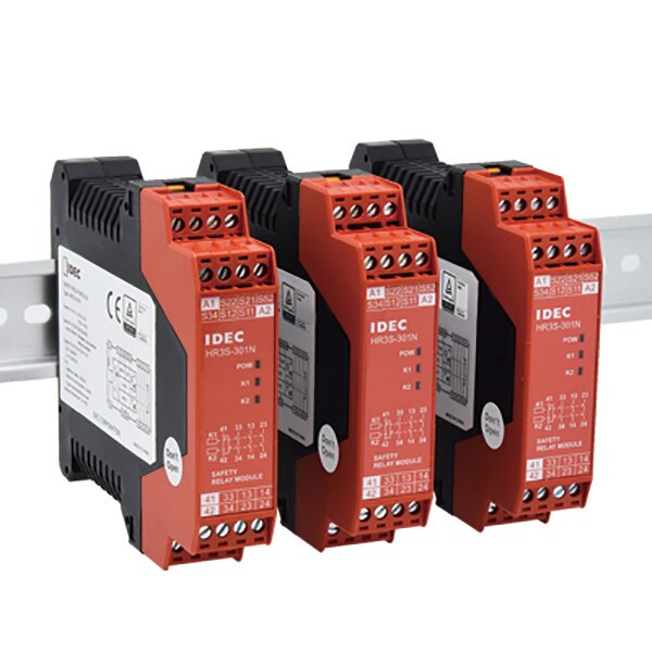 Safety Relay IDEC เซฟตี้รีเลย์ HR3S-301N 24DC/AC