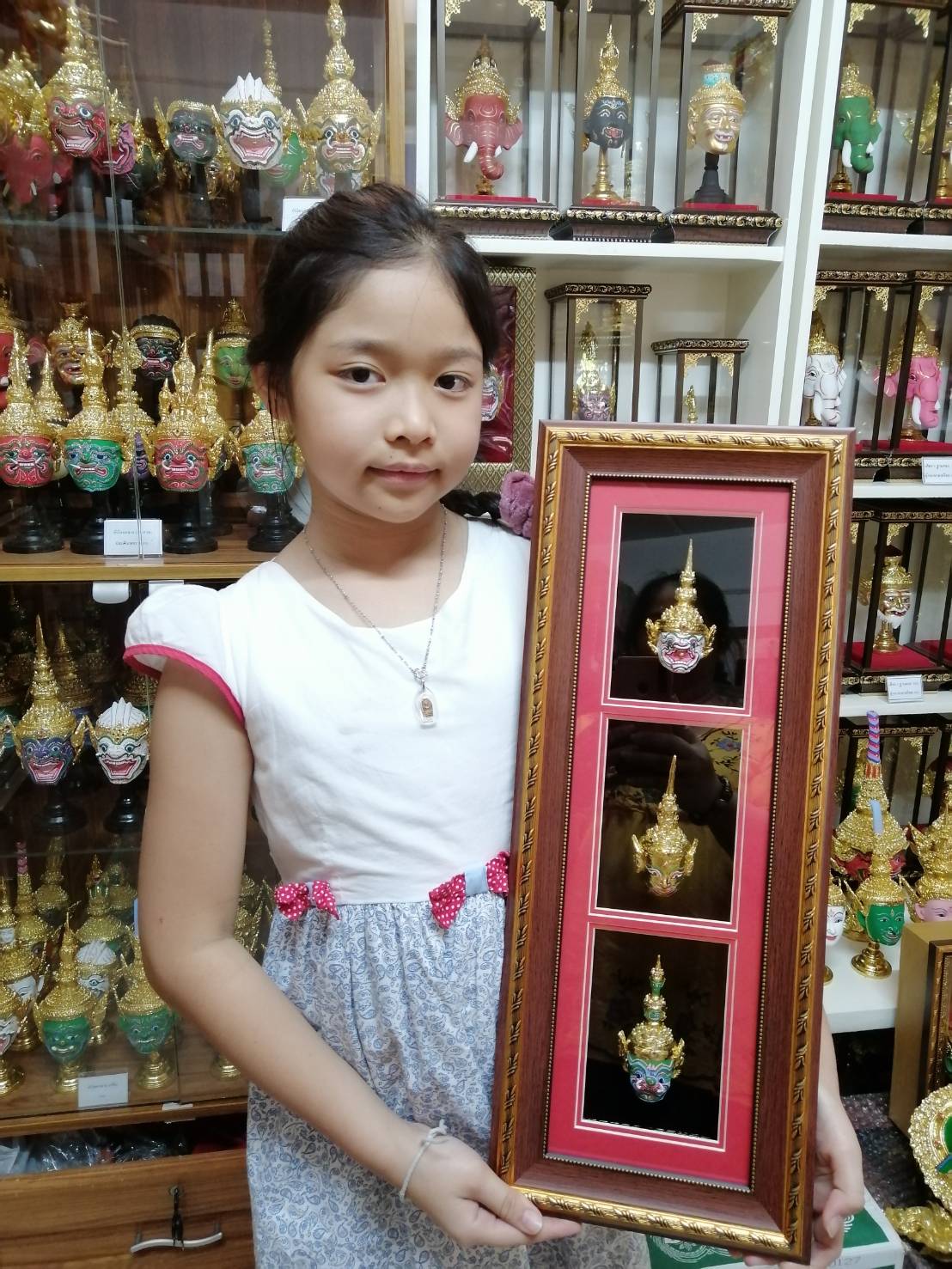 กรอบรูปหัวโขนจิ๋ว