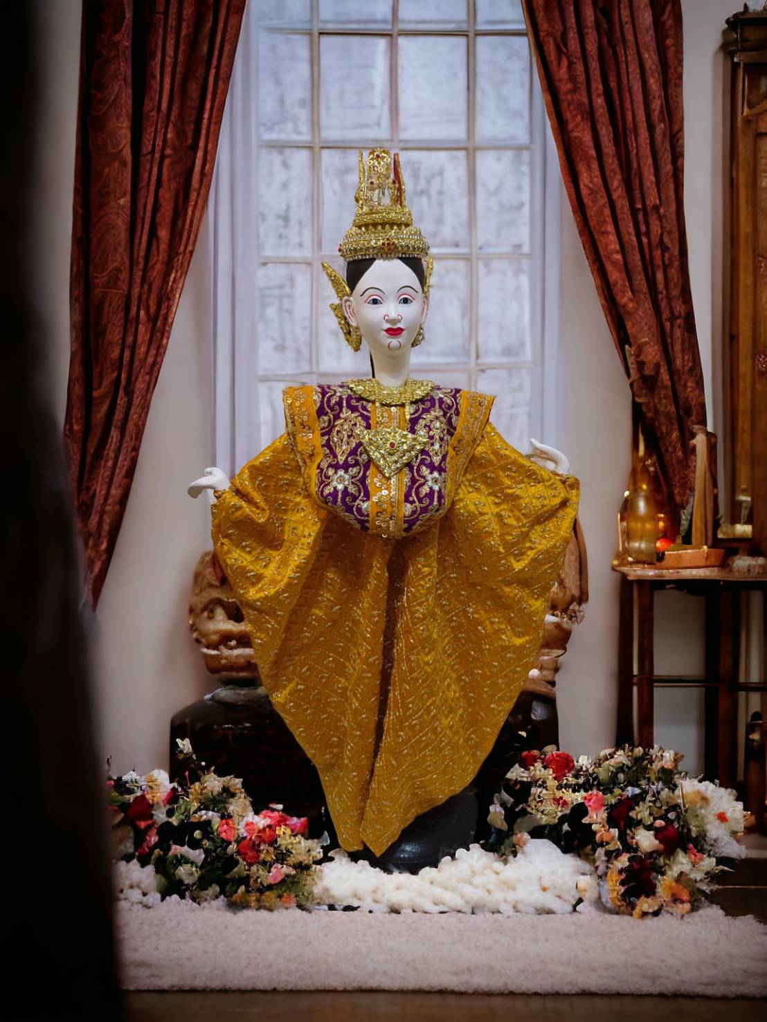 หุ่นกระบอก นางเบญจกาย ขนาด 70 ซม.