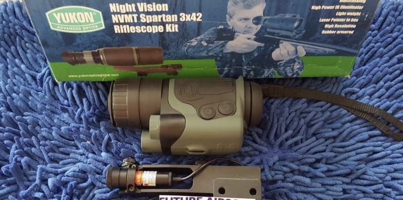 New..Yukon 3x42 NVMT Spartan Night Vision Riflescope Kit