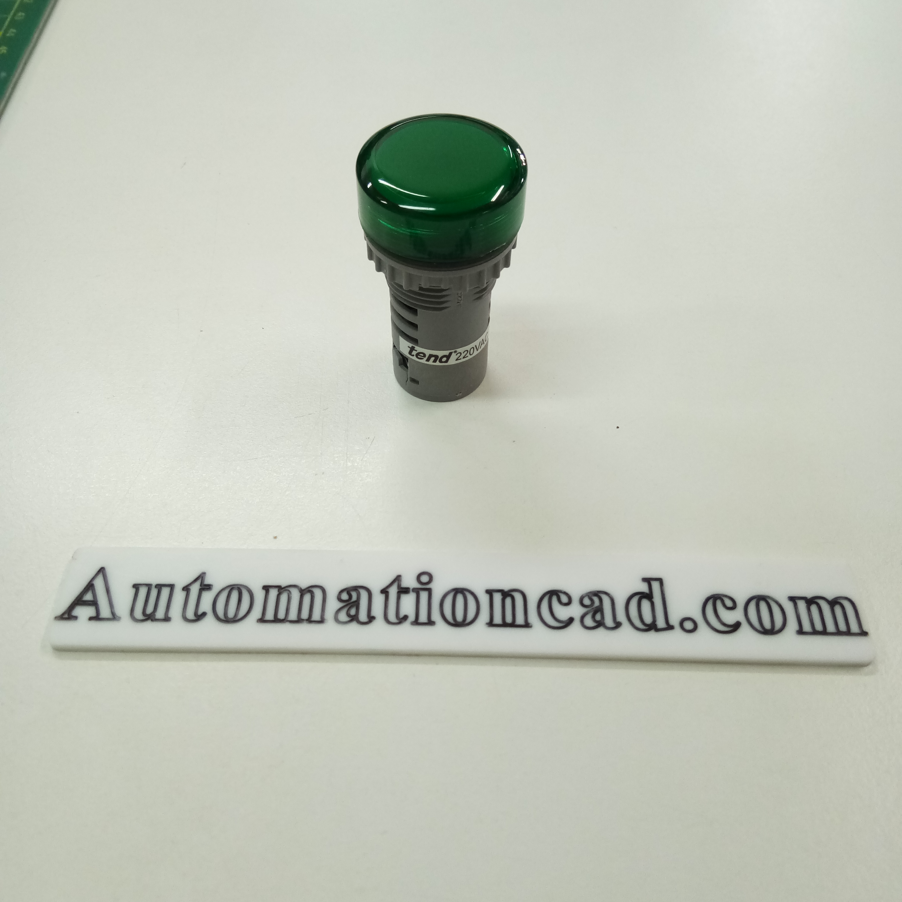 Pilot Lamp LED ไพลอตแลมป์ สีเขียว TEND รู 22 mm ไฟ 220 VAC