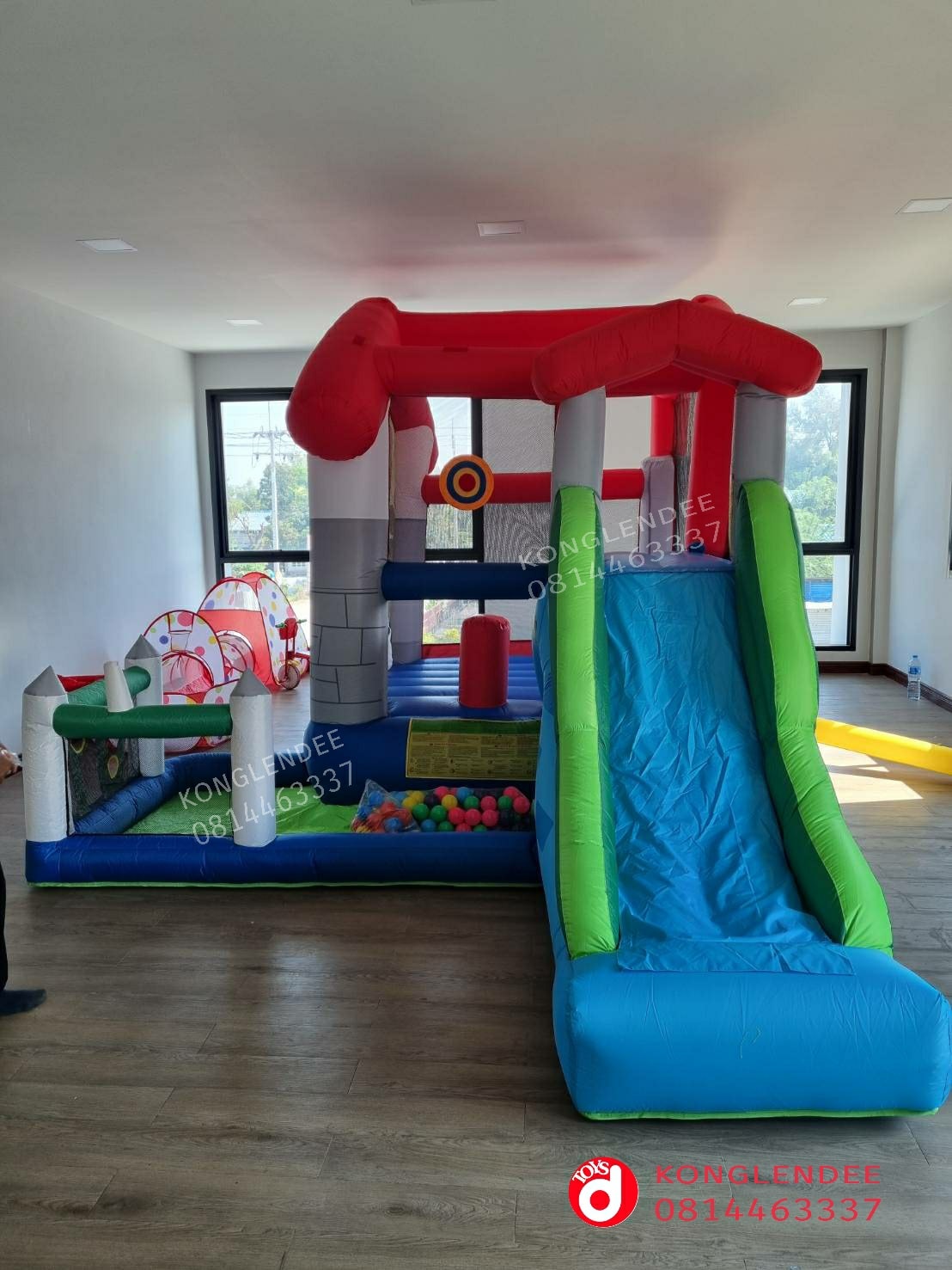 บ้านเป่าลมสไลด์เดอร์