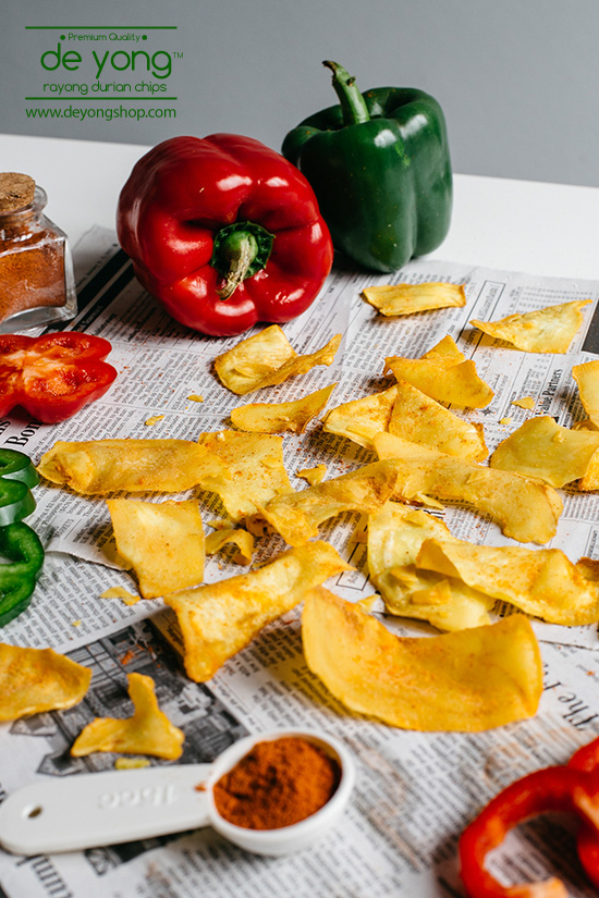 ทุเรียนทอด รสปาปริก้า ไซส์ L ผลิตใหม่ตามออเดอร์