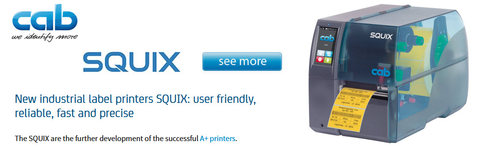 SQUIX 6 LABEL PRINTER by INDUSTRIAL CAB PRINTER