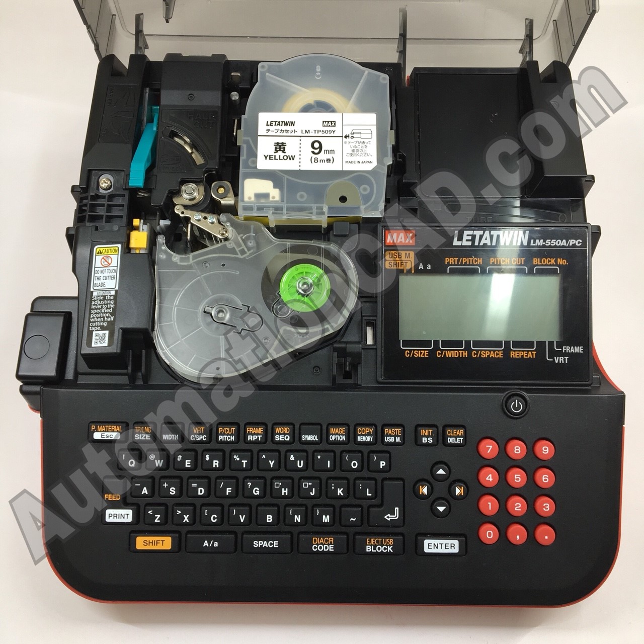 เครื่องพิมพ์ปลอกสายไฟ MAX LM-550A/PC แถมผ้าหมึก - กระเป๋าแข็ง