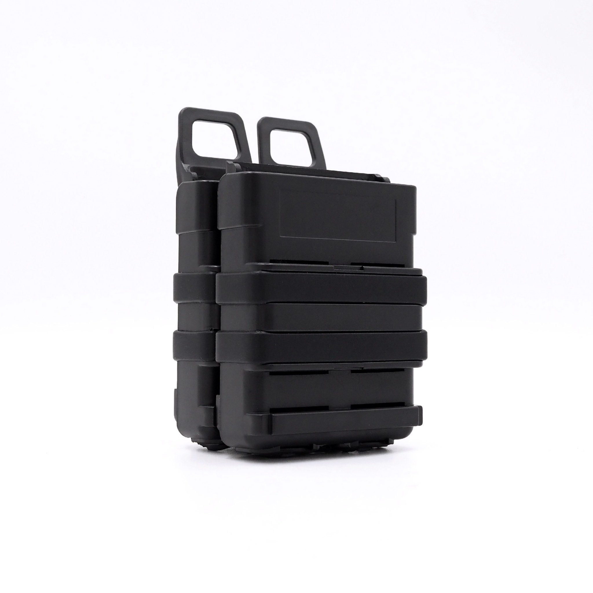 New. ซองแม็กกาซีน Fastmag M4 ( FMA ) - ผลิตจาก Polymer เกรดคุณภาพ - สำหรับแม็กกาซีน 5.56 * 2 ช่อง - ซองแม็ก M4 คู่ แบบปลดไว - ด้านหลัง สาย Molle ร้อยติดเข็มขัด/เสื้อเกราะได้