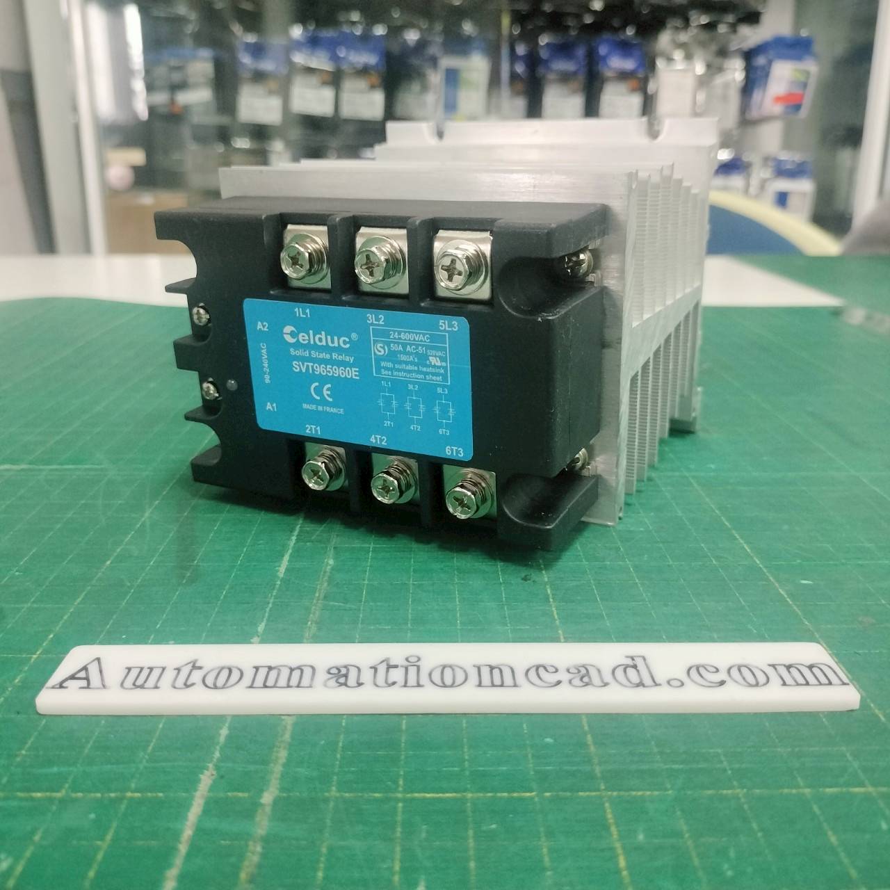 โซลิดสเตต พร้อมฮีทซิงค์ CELDUC SVT965960E Heat shrink อลูมิเนียมระบายความร้อน