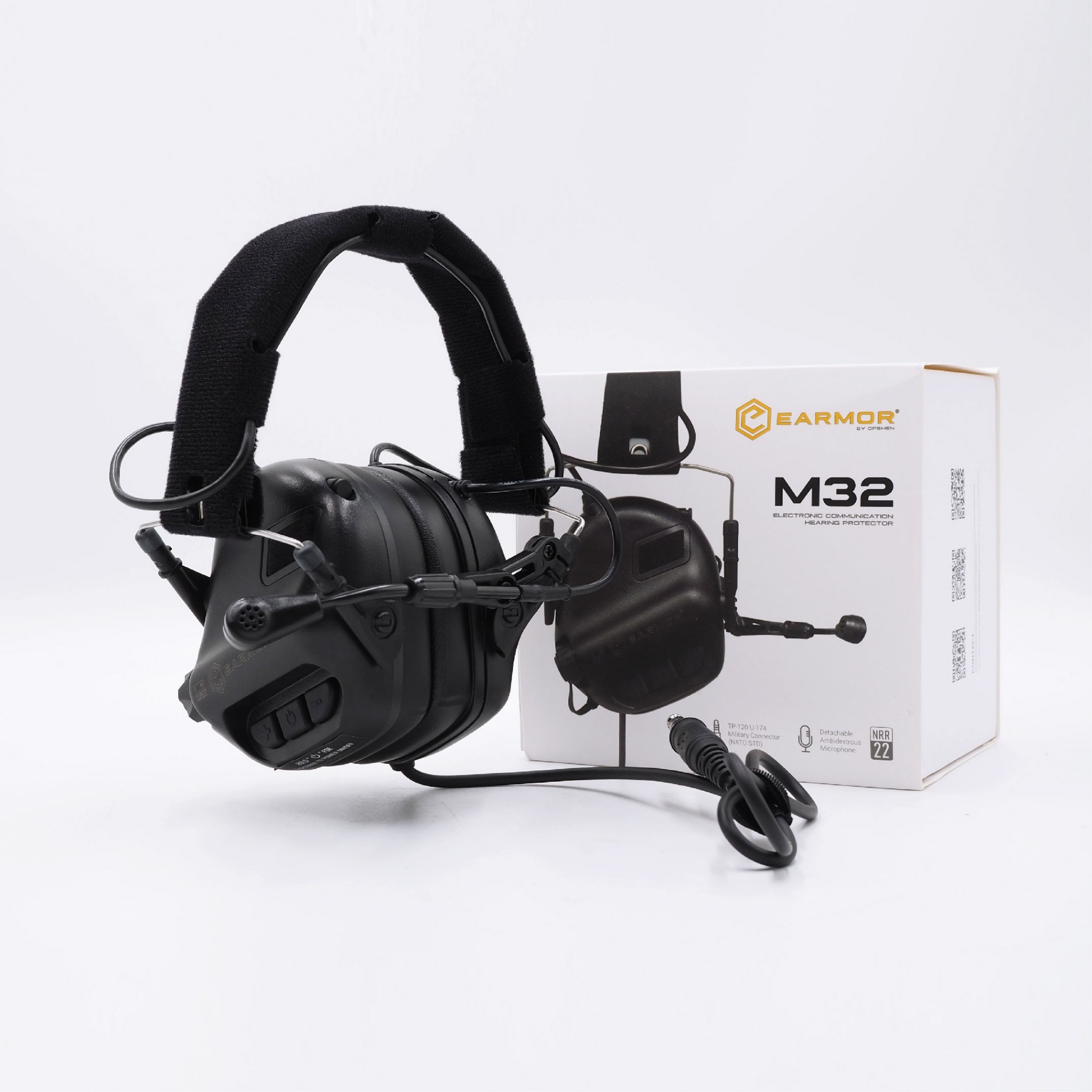 New.ครอบหูฟัง Earmor M32 MOD4 ( Earmor M32 Tactical Headset ) 🔱ออกแบบมาเพื่อใช้ลดเสียงดังในสถานที่ต่างๆ เช่น สนามยิงปืน, โรงงานอุตสาหกรรม, เครื่องจักรหนัก, ลานบิน เป็นต้น 🔱มีไมค์สื่อสาร ( สลับซ้าย-ขวาได้ ) 🔱ช่วยตัดเสียงที่ดังเกิน 8