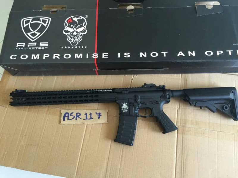 New.APS BOR Defense Ambi AEG Rifle (Black) [APS-AEG-ASR117]