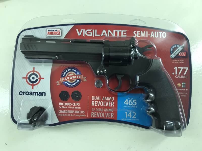 New.AIR PISTOLS / Crosman Vigilante CO² .177 (pellet & 4.5mm BB’s) ราคาพิเศษ
