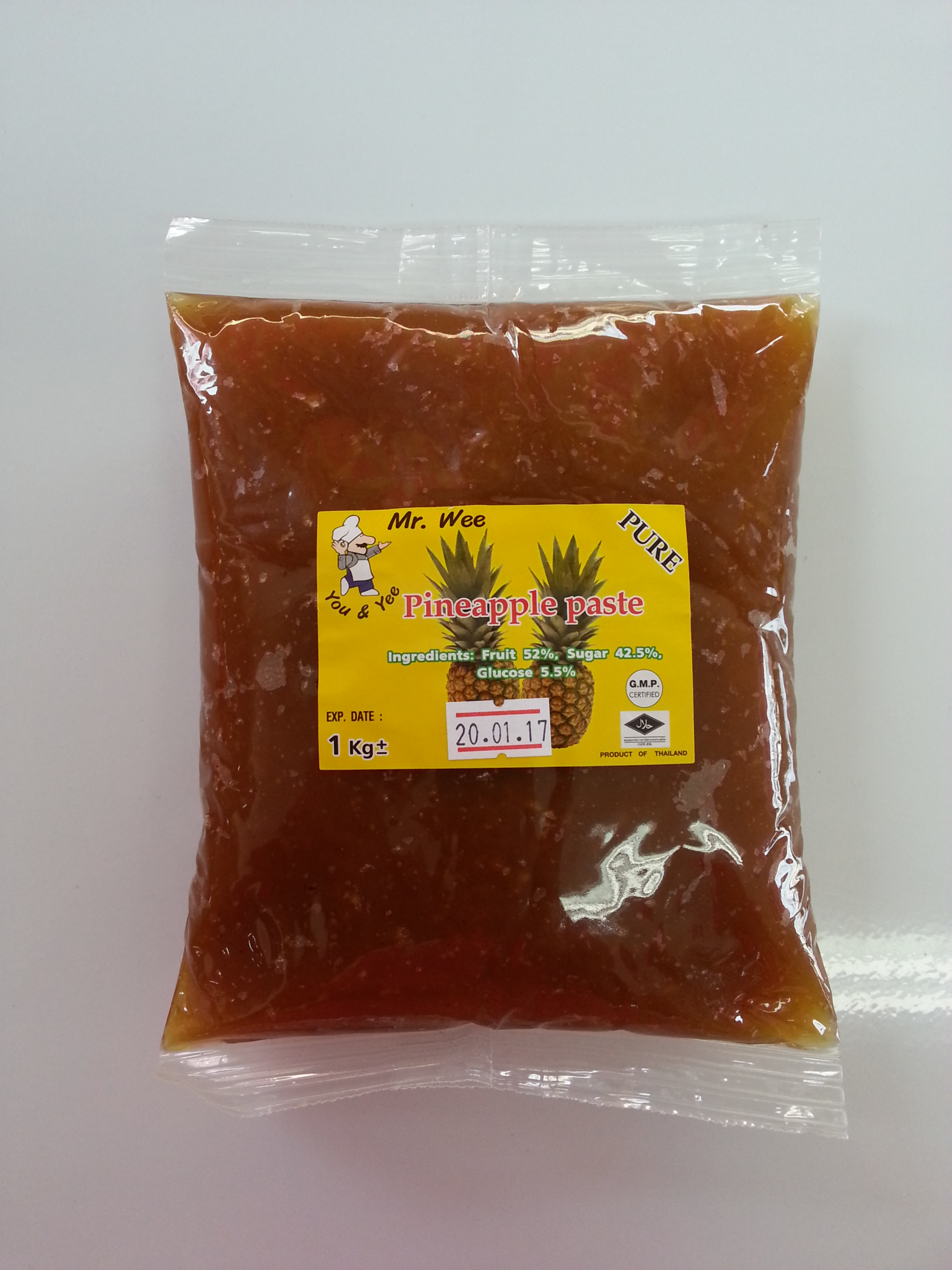 สับปะรดกวด ยูยี 1kg.