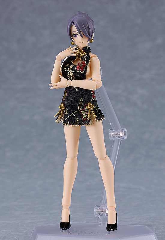เปิดจอง : Figma Female Body (Mika) With Mini Skirt Chinese Dress Outfit (Black)