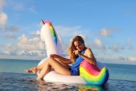 แพยางเป่าลมม้ายูนิคอร์น Unicorn Pool Float