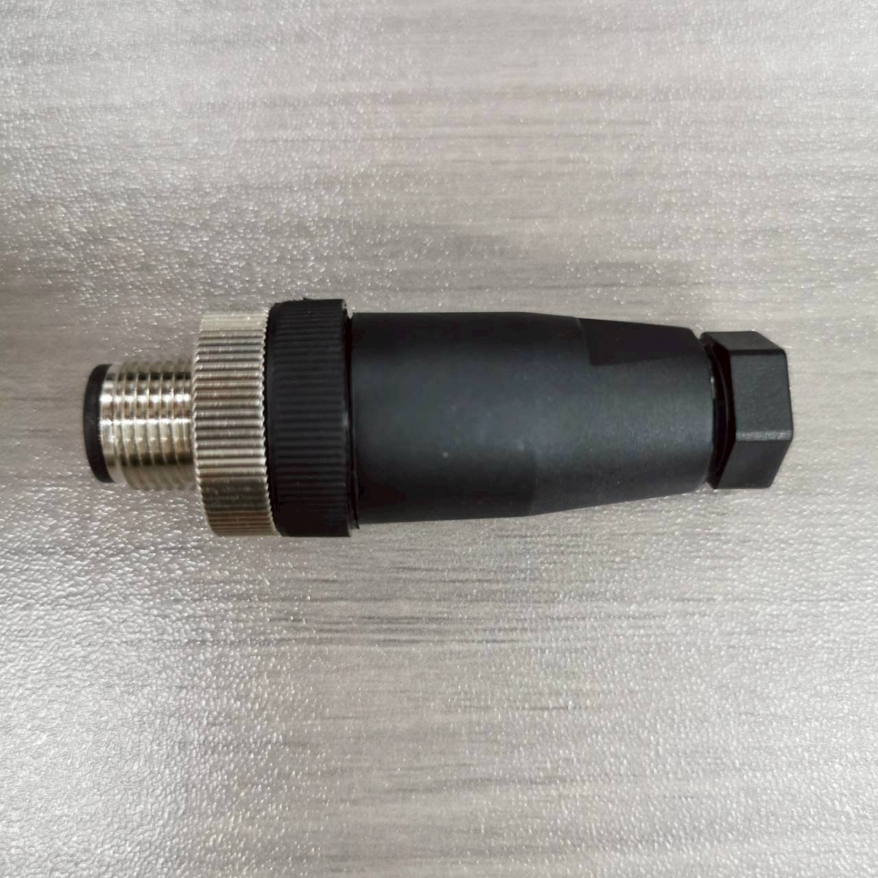 หัวคอนเนคเตอร์ M12 12Pins แบบตรง ตัวผู้ Connector