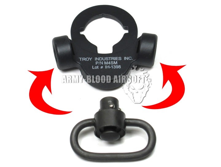 Troy OEM M4 QD-Sling Adapter End Plate For AEG (DE)