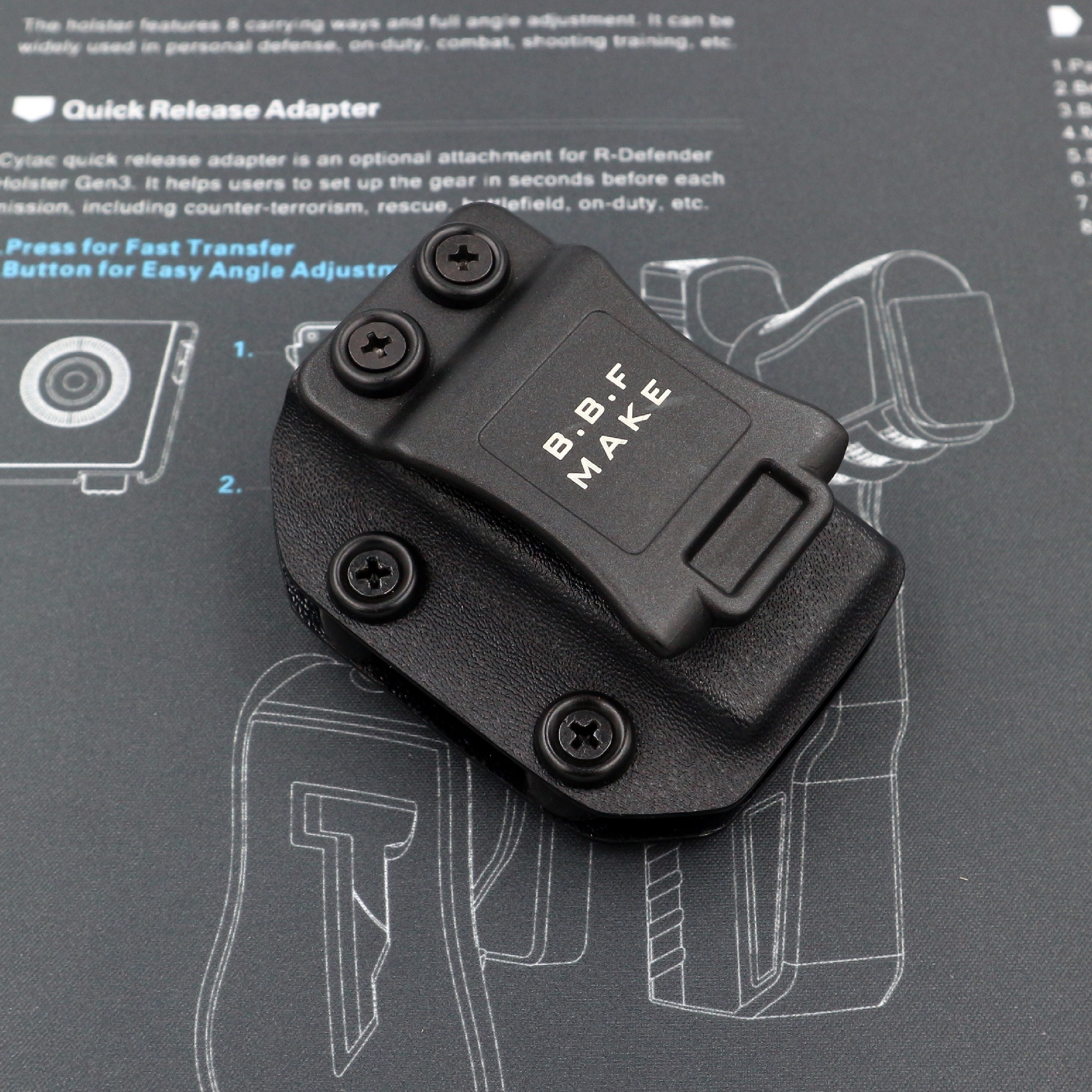 New.BBF make Magazine Holster_ซองแม็กกาซีน Kydex (G17/G19/G26/G22)