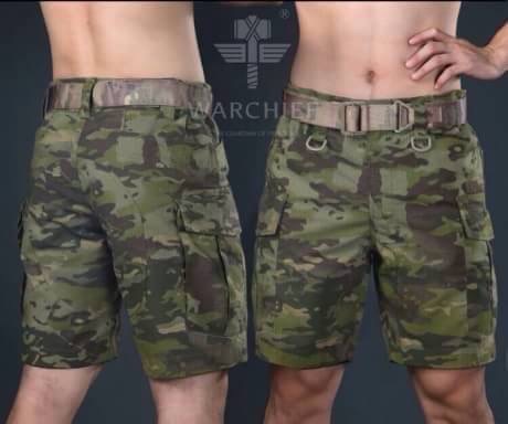 Mew.กางเกงขาสั้นผู้ชาย กันน้ำ ผ้านาโน กองทัพ Jogger ทหารยุทธวิธีขนส่งสินค้ากลางแจ้งกีฬาปีนเขา เดินป่าปีน เขาตกปลา Pave Hawk ไซร์ S M L XL XXL ราคาพิเศษ