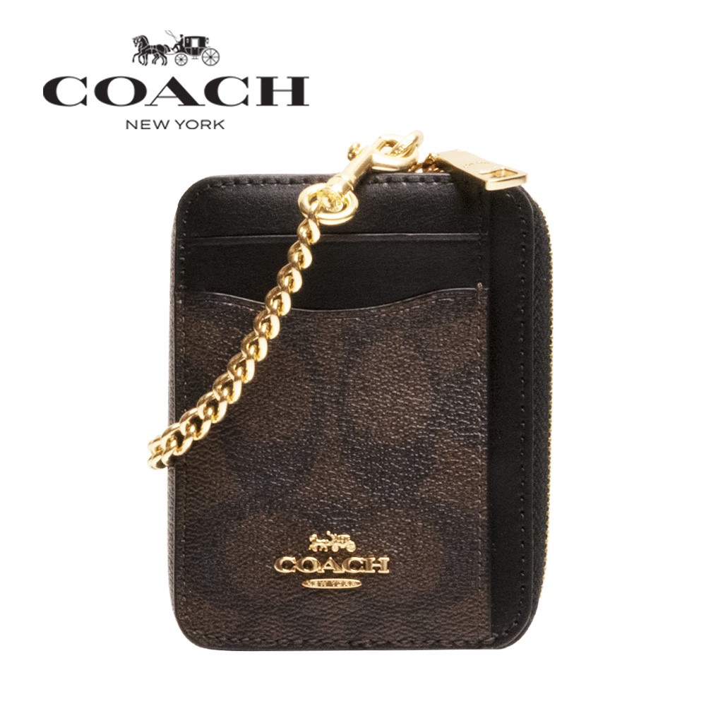 กระเป๋า Coach แท้ รุ่น C0058 ZIP CARD CASE